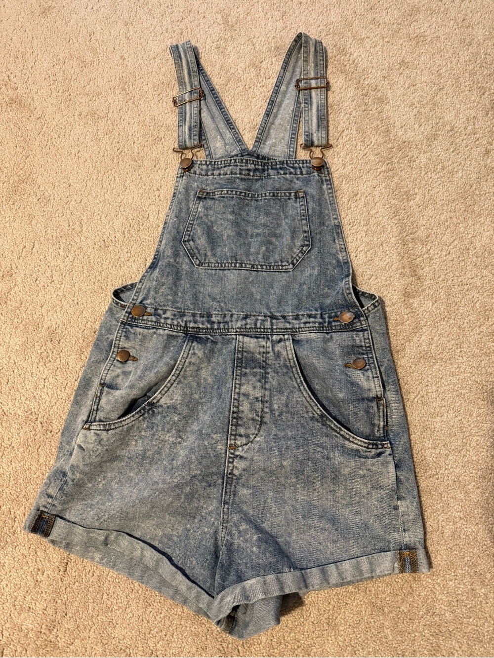 Cotton On Denim Short Overalls